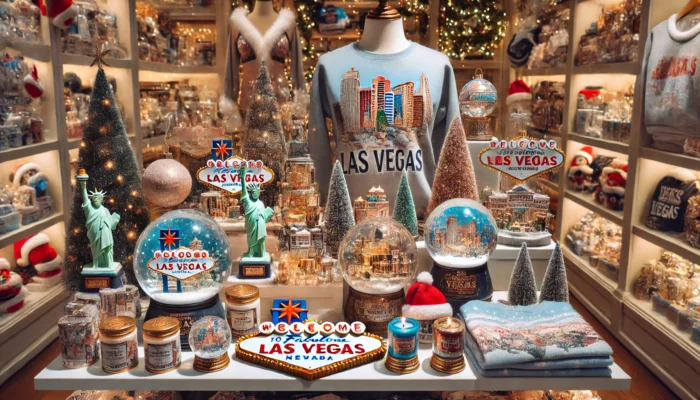 alt= "Seasonal souvenirs in Las Vegas"