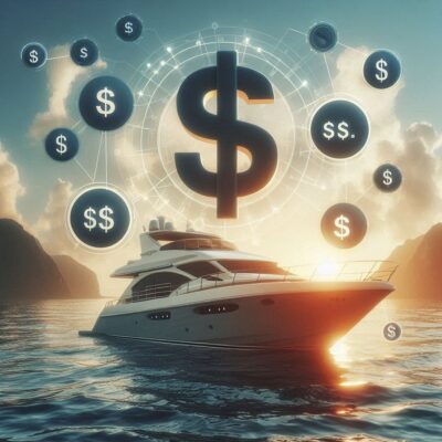 alt= "The cost of chartering a yacht near las Vegas"