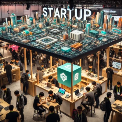 alt= "Startup CES pavilion"