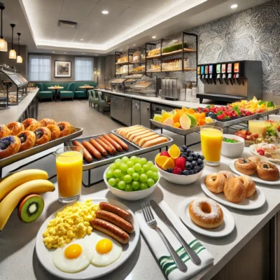 alt= "La Quinta breakfast"