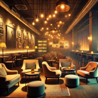 alt= "a comedy club at LINQ+ Las Vegas"
