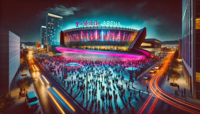 alt= "T-Mobile arena boxing in Las Vegas"