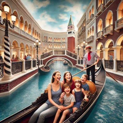 alt= "family fun Venetian Resort Las Vegas"