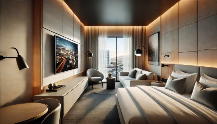 alt= "hotel room LINQ Las Vegas"