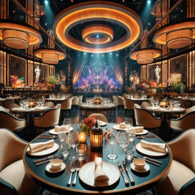 alt= "dining at MGM Grand before Ka show"