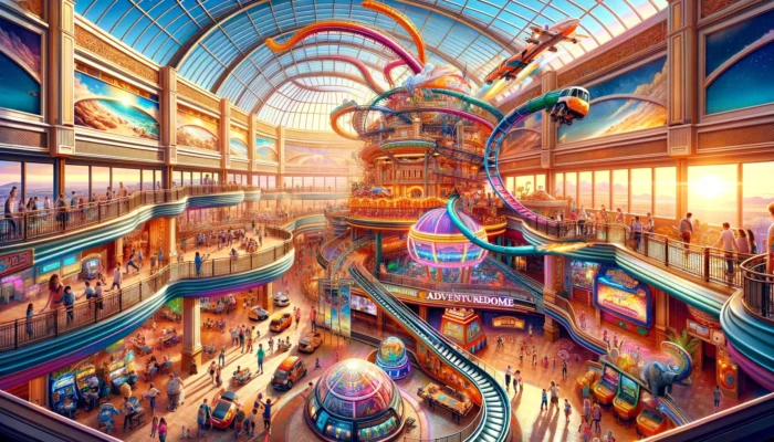 alt= "Adventuredome, Caesars Palace"