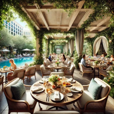 alt= "Four Seasons Hotel dining"
