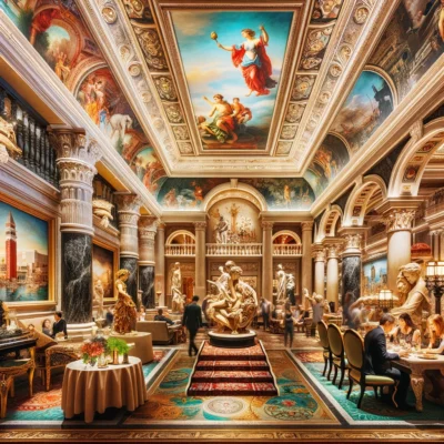 alt= "art and culture venetian hotel"