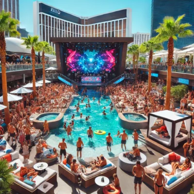 alt= "pool at Sahara Hotel" 