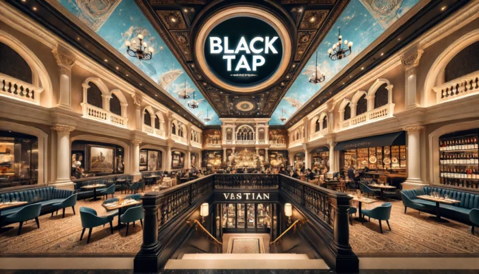 alt= "Black Tap in the Venetian Resort, Las Vegas"