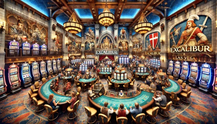 alt= "casino Excalibur Hotel Las Vegas"