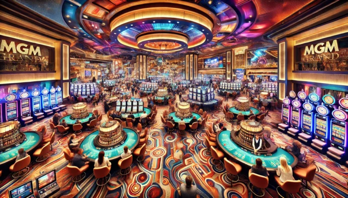alt= "casino and games room MGM Grand"