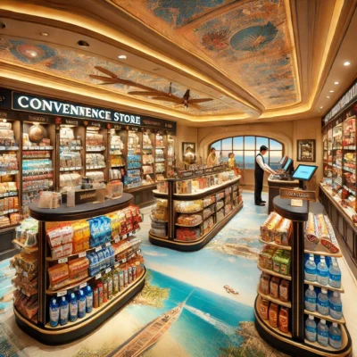alt= "shopping at the Mirage Hotel"