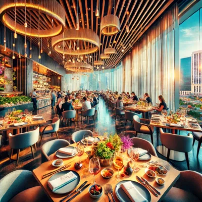alt= "STRAT Hotel dining"