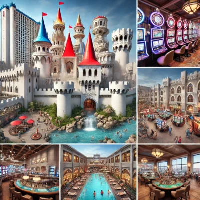 alt= "Excalibur Hotel attractions"