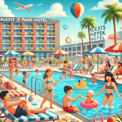 alt= "Alexis Park family fun"