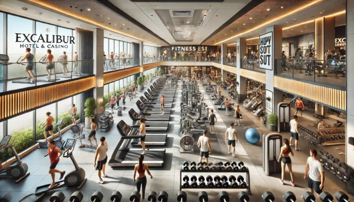alt= "fitness center Excalibur Hotel"