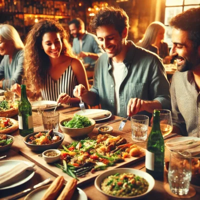 alt= "Diners at Sparrow + Wolf Las Vegas"