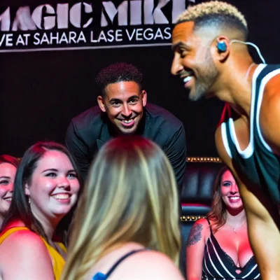 alt= "Magic Mike, Sahara Hotel Las Vegas"