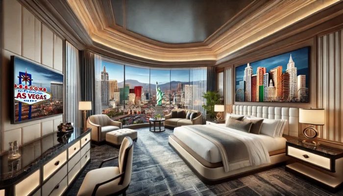 luxury room at new york-new york las vegas"
