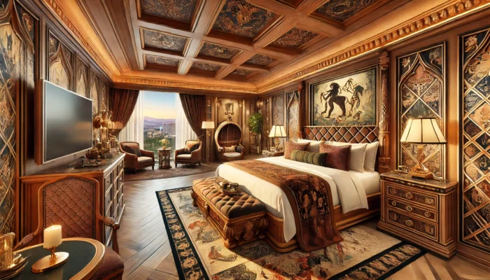 alt= "hotel room Excalibur Hotel"