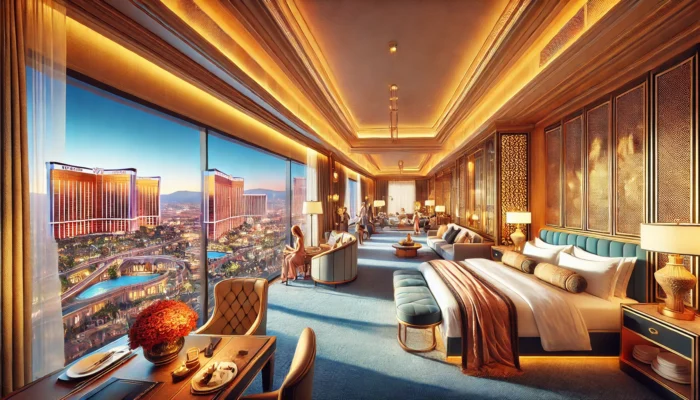 alt= "hotel room Encore at Wynne"