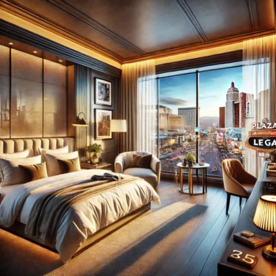 alt= "plaza vegas hotel room"