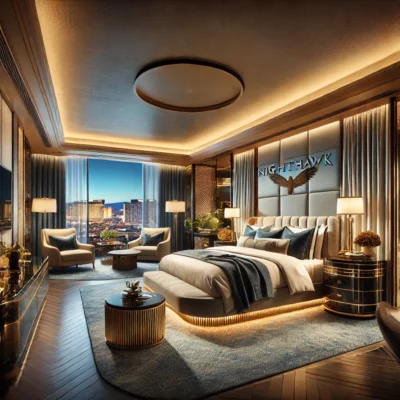 alt= " hotel room Park MGM"