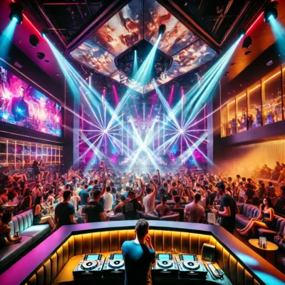 alt= "nightclub at Cosmopolitan Hotel"