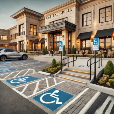 alt= "Parking and accessibility, Capital Grille Las Vegas"