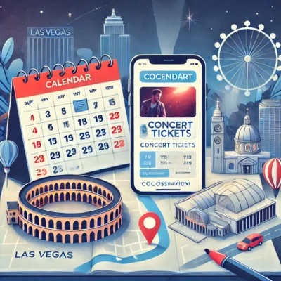 Lt= "Planning a concert visit, Caesars Palace"