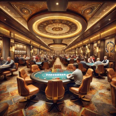 alt= "playing poker at luxor las vegas"