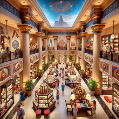 alt= "Luxor las vegas shops"