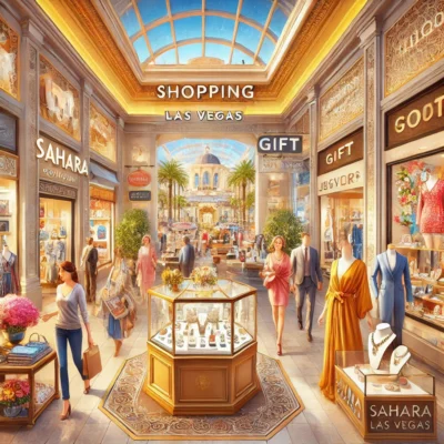 alt= "shopping at Sahara Hotel" 