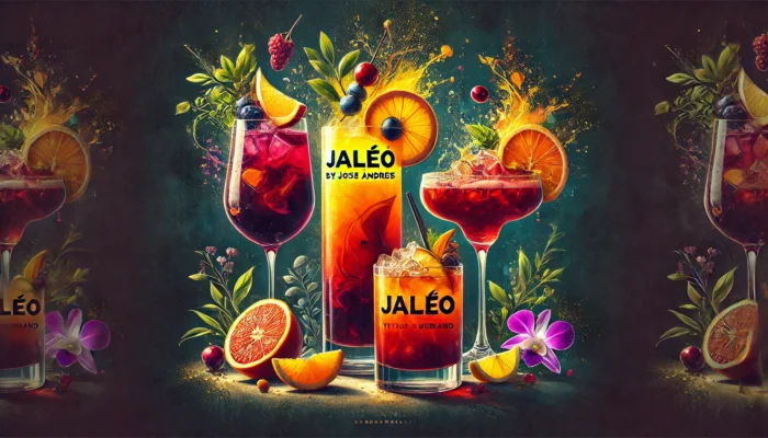alt= "Signature cocktails from Jaleo's at Caesars Palace"