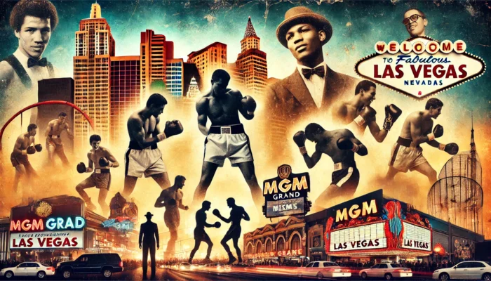 alt= "Legendary boxers, Las Vegas"