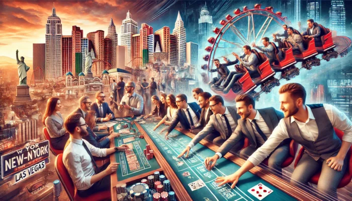 alt= "team building event, New York-New York Hotel"