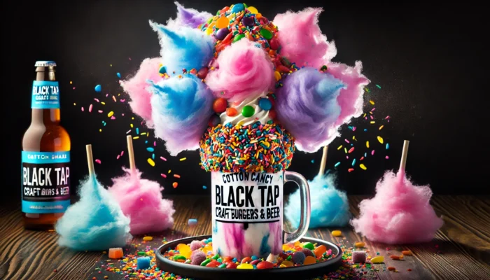 alt= "Signature CrazyShake at Black Tap, Veneti an Resort"
