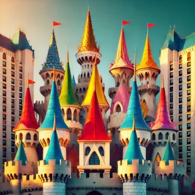 alt= "Excalibur Hotel and Casino, Las Vegas"