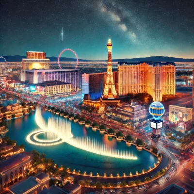 alt= "Las Vegas Strip, Excalibur Hotel"