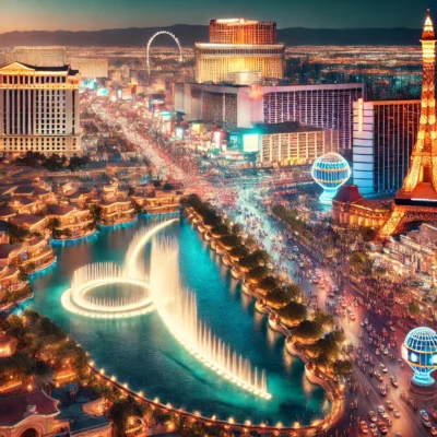 alt= "Las Vegas Strip, Park MGM"