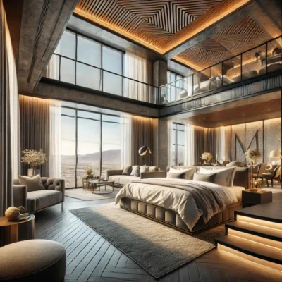 alt= "loft suite accommodation M Hotel"