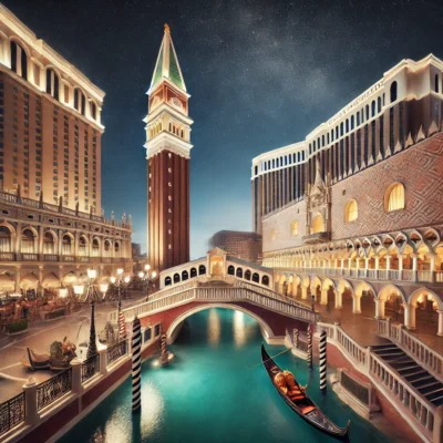 alt= "Venetian Resort architecture"