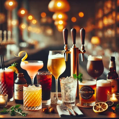 alt= "Drinks at Yardbird Southern Table & Bar, Venetian Resort"