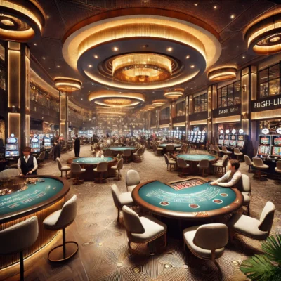 alt= "NoMad Hotel casino floor"