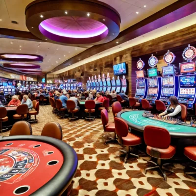 alt= "casino at Santa Fe Station Hotel"