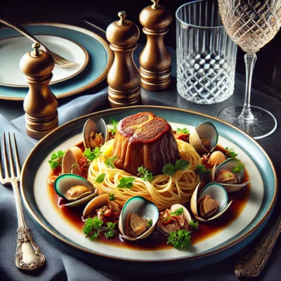 alt= "Signature dish at Sinatra, Encore at Wynn Las Vegas"