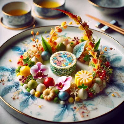 alt= "Signature dish at Le Cirque, Bellagio"