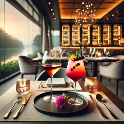 alt= "Drinks at Lakeside, Wynn Las Vegas"