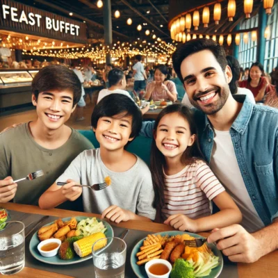alt= "Family and Budget-Friendly Dining at Feast Buffet"